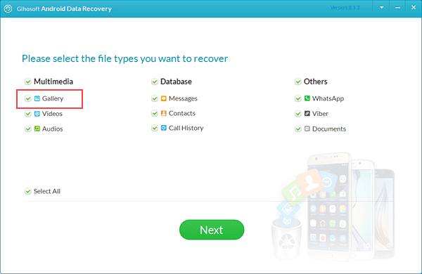 Recover Deleted Photos from Samsung Galaxy S10/S9/S8