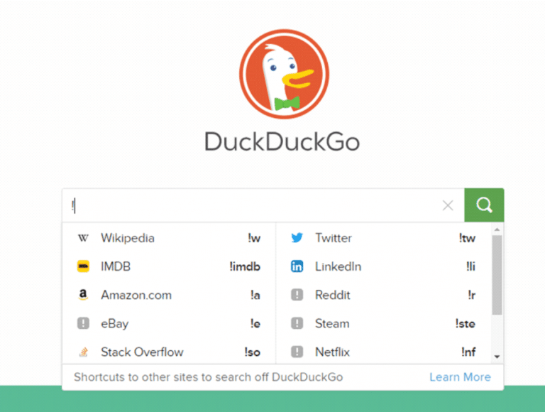 DuckDuckGo Tips & Tricks – Eraser