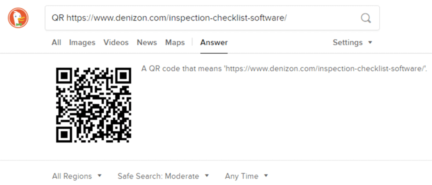 DuckDuckGo QR Codes